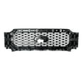 thumbnail image 5 of New Front Bumper Grille Grill Agate Black For Ford F150 F-150 2021 2022 2023 Models, W/Black Insert, No Emblem, 5 of 13