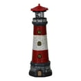 thumbnail image 1 of Estatua solar para jardín, luz giratoria de 360 ​​grados, altura 37,5 cm, para parterres. Blusa roja, 1 of 9