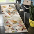 thumbnail image 2 of SAFAVIEH Porcello Harding Geometric Runner Rug, Grey/Multi, 2'3" x 10', 2 of 8