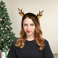 thumbnail image 4 of Wovilon Christmas Ornaments Christmas Red Deer Antlers Headband For Girls And Children Cute Hair Accessories Forest Deer Headband Accessories Adult Hair Accessories, 4 of 5