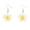 Yellow Plumeria, variant on Colorful Hawaiian Plumeria Flower Dangle Earrings for Women Resin Bohemian Flowers Drop Earrings Silver Plated Fish Hook Tropical Jewelry Summer Beach Party Accessories