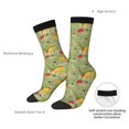 thumbnail image 4 of Logiee Taco Print Adult Socks for Men & Women,Calf Socks, Ankle Socks,Boots Socks,Breathable Casual Sock,Unisex Crew Socks, 4 of 6