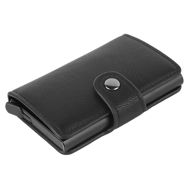 Slim Card Holder Wallet,PU Leather Card Holder Leather Card Holder Wallet Card Holder Wallet Achieve More