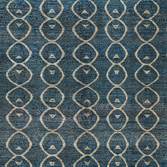 Ahgly Company Machine Washable Indoor Square Abstract Light Slate Gray Area Rugs, 3' Square