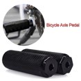 thumbnail image 3 of Eigraketly 2 uds. De aluminio antideslizante para bicicleta MTB, Pedal de eje de bicicleta antideslizante, clavijas de pie para eje trasero Ciclismo negro 100*28mm, 3 of 5