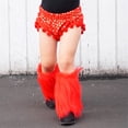 thumbnail image 3 of Diconna Girl's Faux Fur Leg Warmers Solid Color Soft Cozy Fuzzy Boot Cuff Cover Party Costumes, 3 of 3