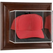Brown Framed Wall Mounted Cap Case