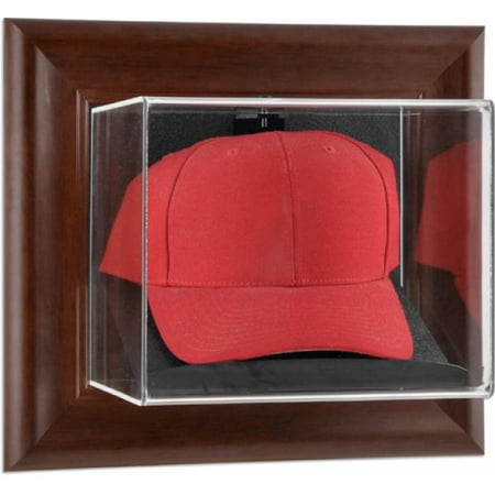 Brown Framed Wall Mounted Cap Case