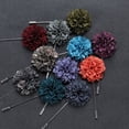 thumbnail image 2 of Ruanlalo Men’s Suit Tuxedo Flower Lapel Stick Pin Brooch Wedding Party Prom Accessory Q3, 2 of 6