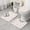 White Boho Bohemia, variant on White Boho Bohemia Rainbows Clouds Stars Pattern Bathroom Rugs Sets 3 Piece,Toilet Cover Set,Absorbent Non Slip Bathroom Mats Sets with U-Shaped Contour Rug Toilet Rug Set