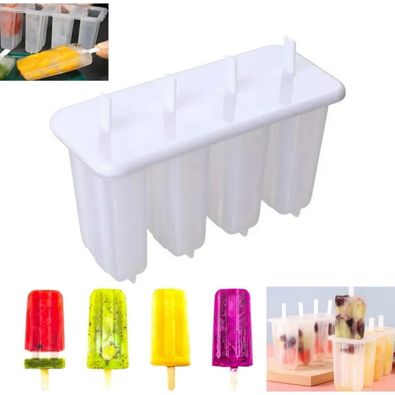 Silicone Popsicles Moldings, Homemade Popsicle Moldings Shapes, Summer Popsicle Mould Homemade Popsicle Mould,Reusable Ice Cream Molding for Adults, Ice Moldings Maker with Sticks