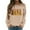 Z45-Khaki, variant on Zhanying Black Cat Christmas Sweatshirt Cat Graphic Holiday Pullover Long Sleeve Shirt Cozy Gift for Cat Lovers Pink XXL