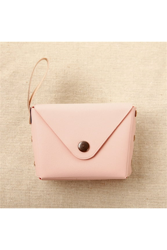 Storage on Sale Makaron Purse Solid Candy Color Buckle Student Handbag