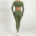 thumbnail image 4 of 2024 Pad Nylon Yoga manga larga mujeres Yoga Top correr al aire libre Fitness Brush camiseta de manga larga gimnasio entrenamiento Push Up deportes Top, 4 of 5