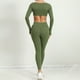 thumbnail image 4 of 2024 Pad Nylon Yoga manga larga mujeres Yoga Top correr al aire libre Fitness Brush camiseta de manga larga gimnasio entrenamiento Push Up deportes Top, 4 of 5