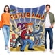 thumbnail image 1 of Futurama anti-pilling, suave, ligera, esponjosa y acogedora de lujo para hogar y cocina – Perfecta para niños y adultos,150X130cm, 1 of 6