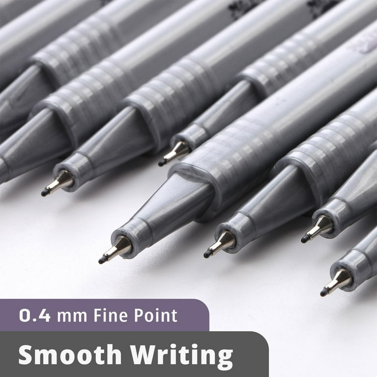 Mr. Pen- Black Fineliner Pens, 12 Pack, Black fine point pens, Pens Fine  Point, Fine Liners Artists, Fineliners Pens