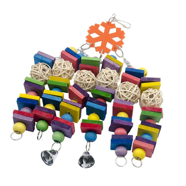 Bloques para masticar pájaros Colco Juguete para masticar accesorios para jaula de hámster conejo Colco Juguete para masticar aves