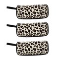 thumbnail image 2 of Estuches para gafas de sol cuadrados de 3 piezas, resistentes al aplastamiento, con diseño de leopardo, 2 of 5