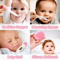 thumbnail image 5 of Baby Grooming Kit, Infant Safety Care Set with Hair Brush Comb Nail Clipper Nasal Aspirator for Newborn Girls Boys (Pink), 5 of 6