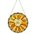 thumbnail image 2 of Stained Glass Sunflower Hanging Ornament for Mom Memorial Suncatcher Sympathy Gift for Kitchen Bedroom Window Decor Loving Remembrance Keepsake, 2 of 6