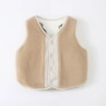 thumbnail image 4 of XBASW Toddler Baby Girls Boys Fleece Vests Fall Winter Sleeveless Jacket Unisex Soft Waistcoat Warm Outerwear, Size 2-7T, 4 of 7