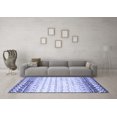 thumbnail image 3 of Ahgly Company Machine Washable Indoor Rectangle Abstract Blue Contemporary Area Rugs, 5' x 7', 3 of 4