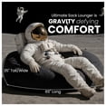 thumbnail image 2 of Ultimate Sack Lounger Bean Bag Chair Oversized Comfy Loveseat, Camel Suede, 2 of 6