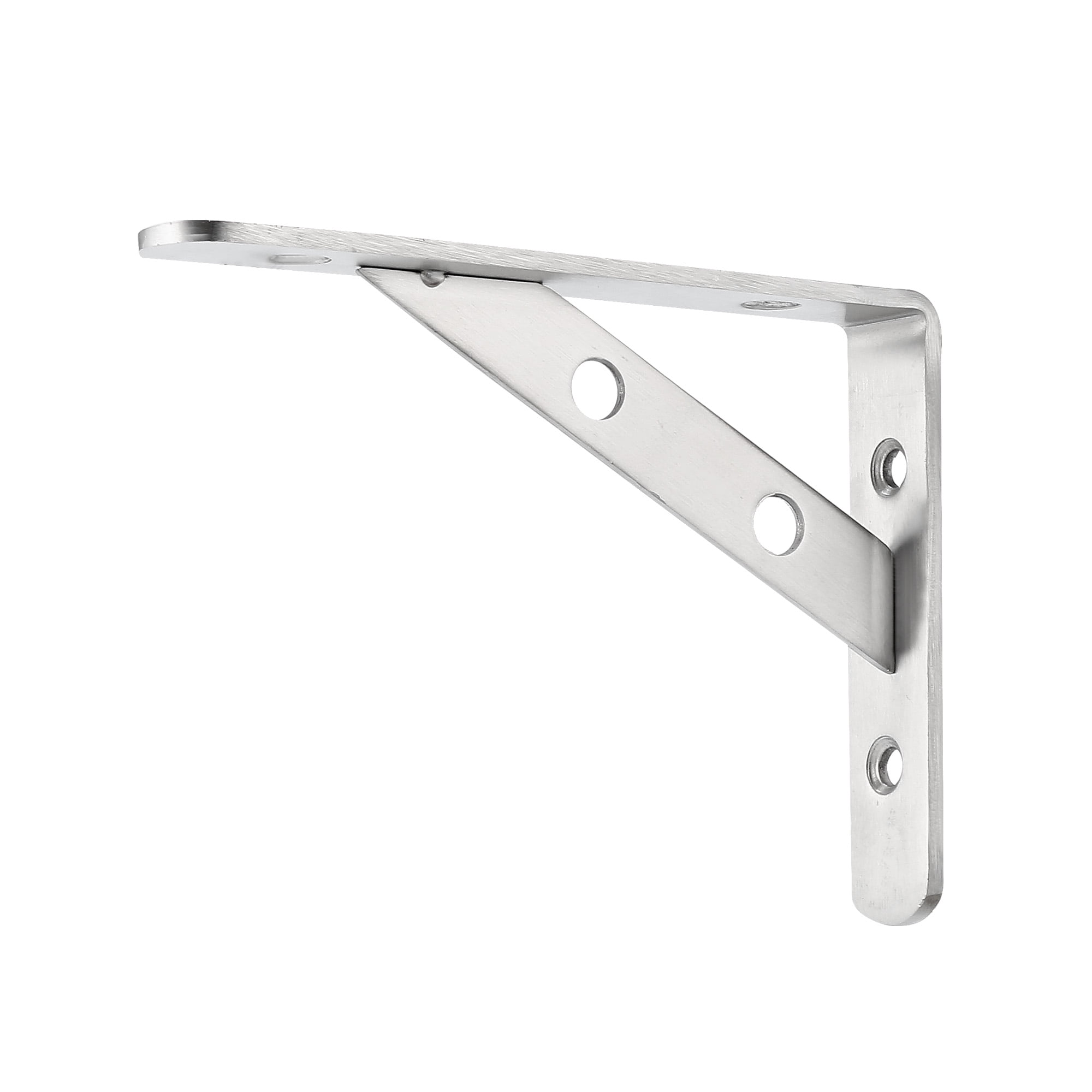 2PCS Stainless Steel Shelf Bracket 90 Degree Angle Corner Brace Shelf Support US 