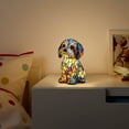 thumbnail image 3 of jiangai 2025 Dogs Stained Resin Tabletop Night Light Dog Series Art Night Light Dog Stained Glass Lamp 3D Cute Pet Themed LED Table Lamps Gift for Lovers, 3 of 7