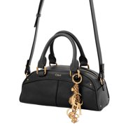 Chloé Small Leather Bowling Bag, Black
