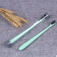 thumbnail image 3 of Paquete de 10 cepillos de paja de trigo biodegradables, soporte de tubo portátil para acampar y hacer gárgaras, juego de cepillos de dientes de viaje ecológicos, 3 of 8