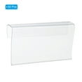 thumbnail image 3 of 100x55mm Plastic Wire Shelf Label Holders Clear Wire Rack Label Holder Fit for 20mm Shelf, 30 Pack, 3 of 6