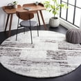 thumbnail image 2 of SAFAVIEH Berber Shavonne Abstract Shag Area Rug, 7' x 7' Round, Grey/Light Grey, 2 of 8