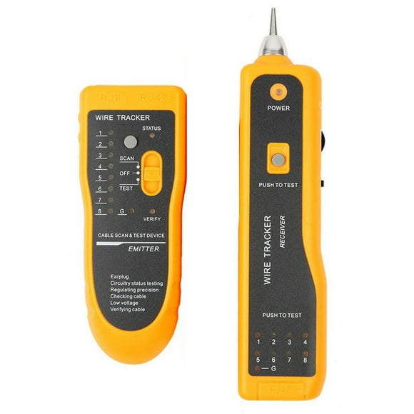 axGear Network Cable Tester Hunt Wire Sort USB Cable Coaxial Cat-5e 6 RJ45 RJ11 LAN