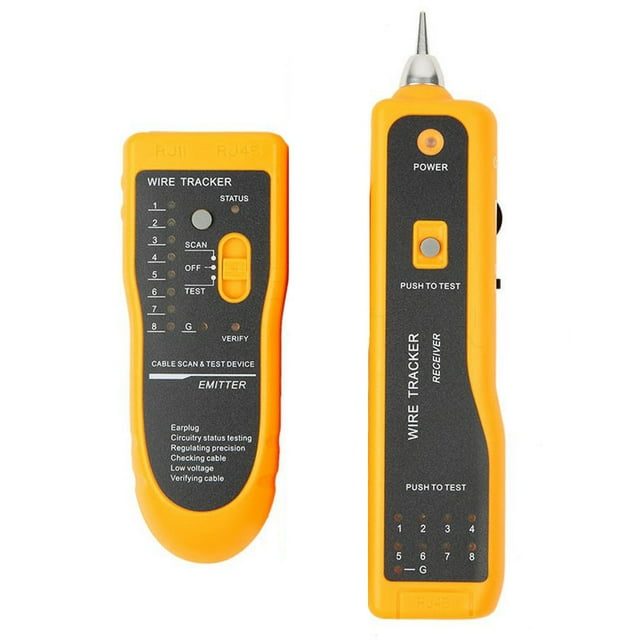 axGear Network Cable Tester Hunt Wire Sort USB Cable Coaxial Cat-5e 6 RJ45 RJ11 LAN