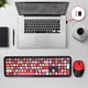 thumbnail image 5 of 2.4G Combo De Teclado Y Mouse Inalámbrico, 110 Teclas Diseño Retro Ergonómico De Tamaño Completo, Teclas Silenciosas De Silencio, Plug & Play Para, 5 of 7