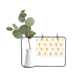 thumbnail image 1 of Yellow Flower Plant Rose Patron Marco De Metal Florero De Cerámica Decoración, 1 of 4
