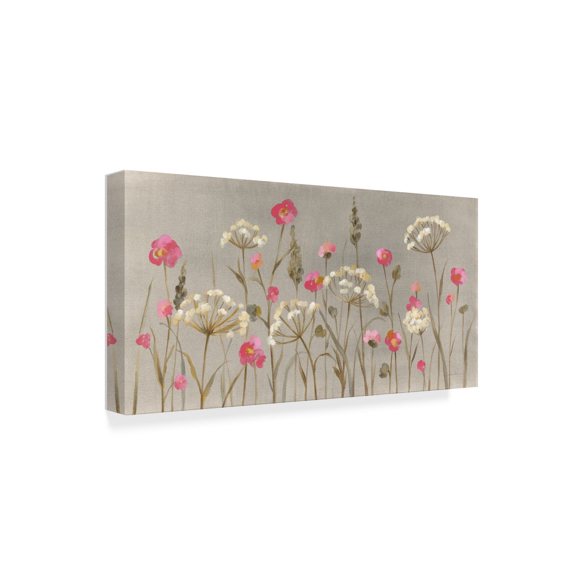 Silvia Vassileva 'Delicate Garden' Canvas Art