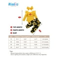thumbnail image 4 of Dooleck Ribbed Baby Clothes Infant Girl Ruffle Bodysuit Floral Halen Pant Outfit Set, 4 of 8