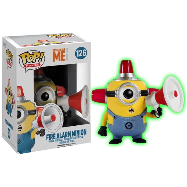 Funko POP Fire Alarm Minion FYE Exclusive Glows In The Dark #126 Funko -