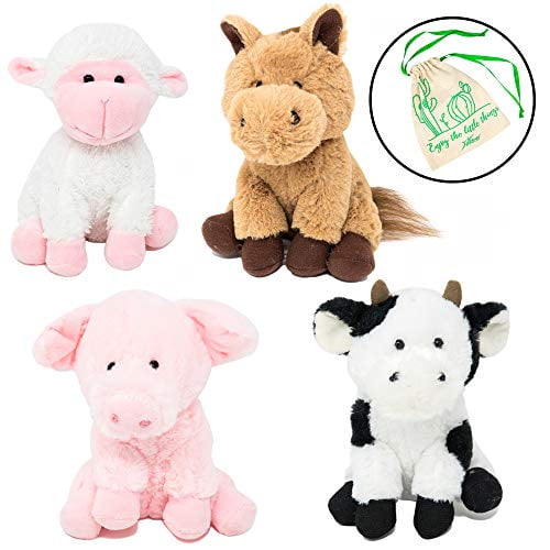 stuffed farm animal set