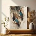 thumbnail image 6 of Vintage Woodpecker Canvas Wall Art Print, Living Room Bedroom Study Home Decor, 6 of 8
