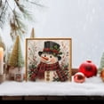 thumbnail image 4 of olkpmnmk Christmas Pearl Diamond Art, DIY Christmas Pearl Painting Art Kit with Frame, Retro Style Snowman Wall Decor Art Craft Kit, Christmas Pearl Art for Wall Decor, Pearl Art Christmas Ornament, 4 of 4