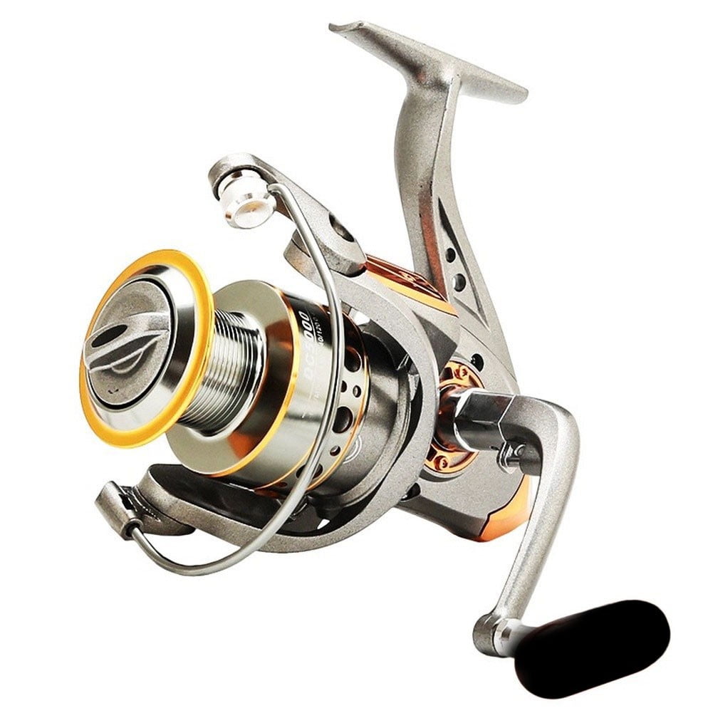 Mosiee Fishing Spinnings Reel Full Metal 5.2:1 12Kg Brake Surf Sea Freshwater Salt Dc-12000