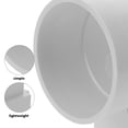 thumbnail image 3 of KAKOWELY rain gutter diverter 2pcs Gutter Elbow Extension Rainwater Downspout Gutter Elbow Connector Plastic Gutter Downspout Extension for Rainwater Drainage, 3 of 4
