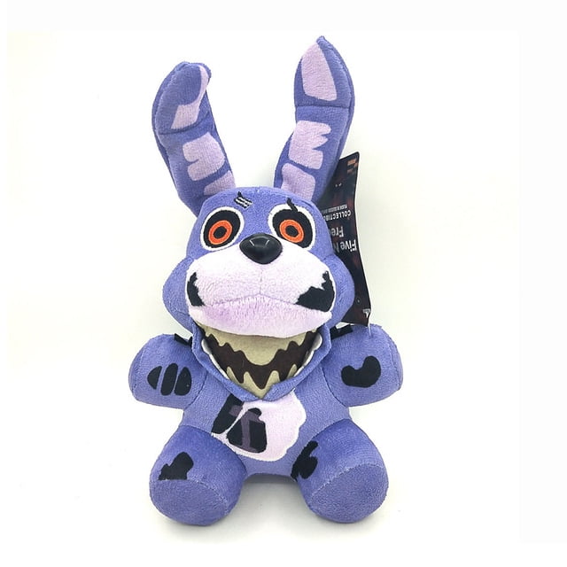  Ha-ah 7 inch Cute Night Plush Nightmare Bonnie - Adorable  Glitchtrap Blue Rabbit Stuffed Toy Bonnie Plushie - Game Fans - Peluche De  Freddy Plush Soft Dolls Birthday Gifts Kids, Girls, Boys