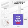 thumbnail image 4 of Custom Tote Bag Bags With Logo Personalized Custom Bags Shopping Bags Reusable Grocery Bags Bulk - Add Your Text Image, 4 of 8