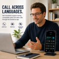 thumbnail image 4 of GenXenon AI Smart Glasses with Photochromic Lenses – 164 Languages Real-Time Translator,Open-Ear Speaker,Hands-Free Calling,IP68 Waterproof,UV Protection for Daily Wear, 4 of 10