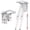 Attic Retractable Ladder + Opening 100×80, variant on Vakiorn 12 Step Attic Ladder 660 lbs Retractable with Handrails Ceiling Mount Pull Down for Basement Garage Access 80x100 cm